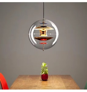 New Nordic Danish Modern Designer Acrylic Planet Lamps Restaurant Kitchen Decorative Lighting Fixtures LED Chandelier Pendant Light