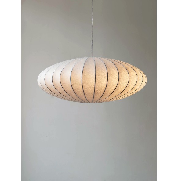 Wabi-sabi style silk restaurant chandelier designer medieval new Chinese tea room Zen cream style bedroom Pendant lamp