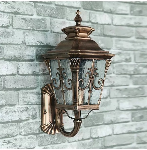 Vintage Wall Light Outdoor Porch Lamp IP65 Retro Garden Lights for Villa Patio Yard Gate Exterior Sconce Bronze E26/E27