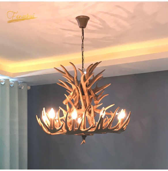 Nordic LED Chandelier E14 Pendant Lamp Lighting Hanglamp Industrial Buck Deer Horn Antler Bedroom Living Room Kitchen Fixtures