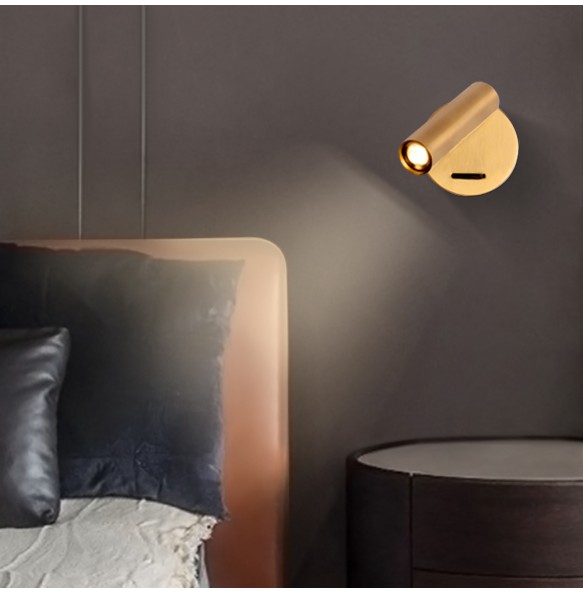 LED wall Mounted Bedside Reading Lamp LED Wall Light indoor Hotel Guest Room bed room Headboard book read Light with switch