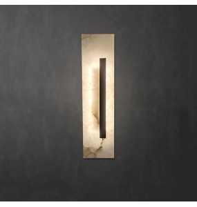 New 40CM High Natural Marble Wall Lamp Led Postmodern Living Room Bedroom Home Decor Light Luxury Bedside Hallway Sconce