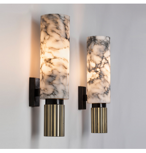 New Modern Luxury Natural Marble Wall Lamp Living Room Bedside Bedroom Decoration LED Light Fixtures Vintage Sconce Home-appliance