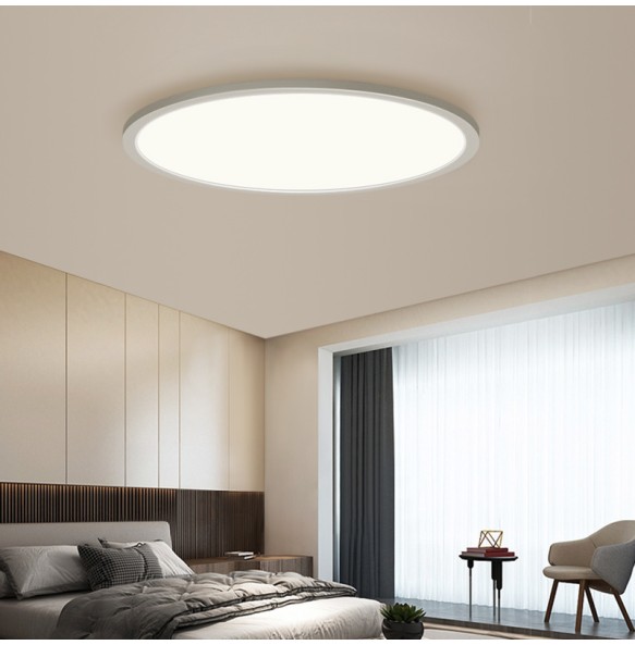 New LED Ceiling lamp Smart Dimmable Ultra thin Flicker-free CRI93 Control by APP/Remote 36W Lamp for Bedroom Living room