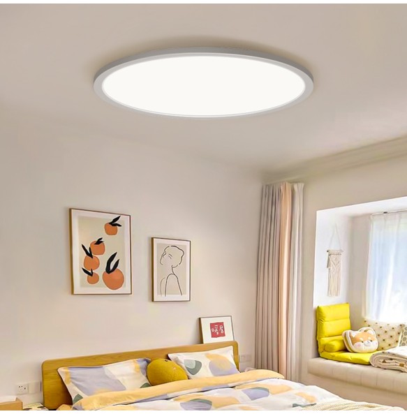 New LED Ceiling lamp Smart Dimmable Ultra thin Flicker-free CRI93 Control by APP/Remote 36W Lamp for Bedroom Living room