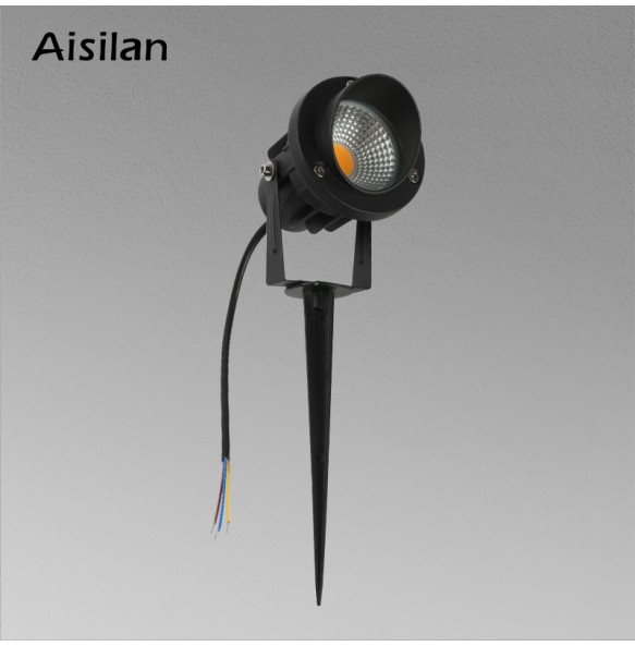 New LED COB Garden lighting 7W Outdoor Spike Lawn Lamp IP65 Waterproof Lighting Courtyard Garden Path Spotlights AC80-260V