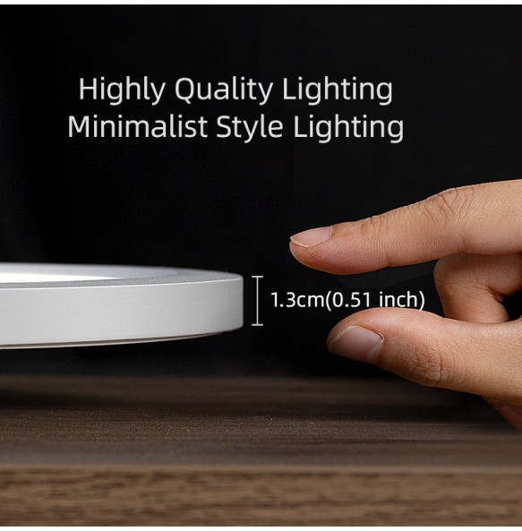 New LED Ceiling lamp Smart Dimmable Ultra thin Flicker-free CRI93 Control by APP/Remote 36W Lamp for Bedroom Living room