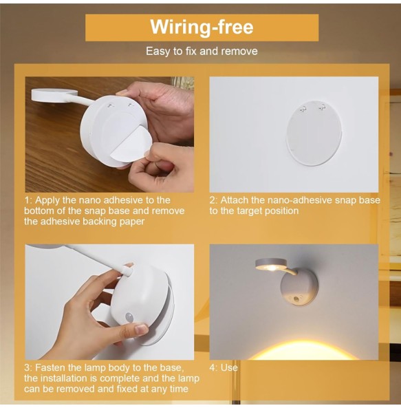 New lamparas de pared led wall lamp interior wandleuchte innen luz led bed light pared room decoration accessories picture light