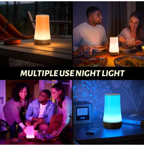 New table lamp 13 Colors Light lampara mesa led recargable lampada da scrivania desk gadgets usb cute lamp luminaria mesa