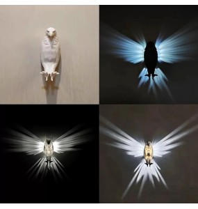 New Funny Animal Refraction 3D Wall Lamp Night Light Art Decor Perfect Decoration Light Room Led Lights for Room Ceiling Baby Lamp