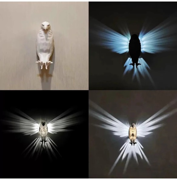 New Funny Animal Refraction 3D Wall Lamp Night Light Art Decor Perfect Decoration Light Room Led Lights for Room Ceiling Baby Lamp