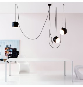 New Italian Industrial Flos Black and White Chandelier Multi-point Adjustable Restaurant Lamp Bar Office LED Lighting pendant light