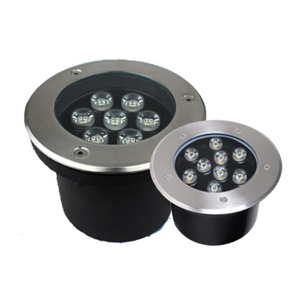 NEW 3W/6W/9W/12W/15W/18W/24W/36W LED RGB Remote Control Ground Garden Floor Underground Buried Lamp Spot Landscape Light IP67