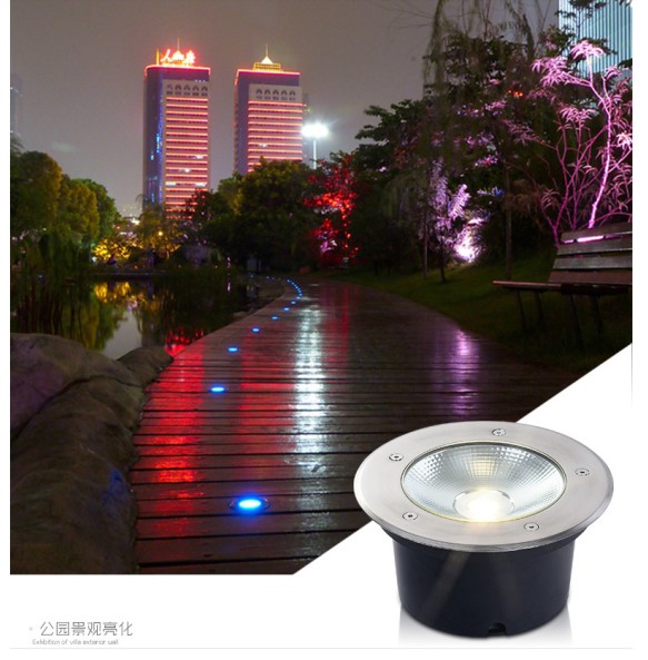 2024 New COB Underground Light 3W 5W 7W 9W 12W 15W 20W 30W Outdoor Ground Garden Road LED Buried Lamp Waterproof IP67 110V 220V 230V