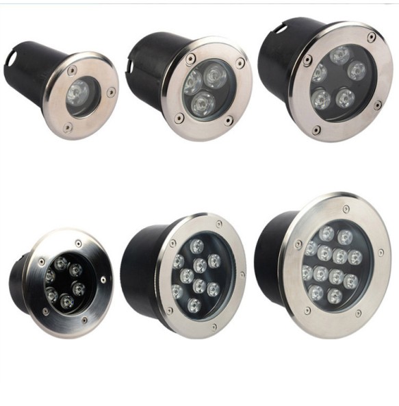 New LED Outdoor Ground Garden Floor Underground Buried Lamp Spot Landscape Lights AC85-265V IP67