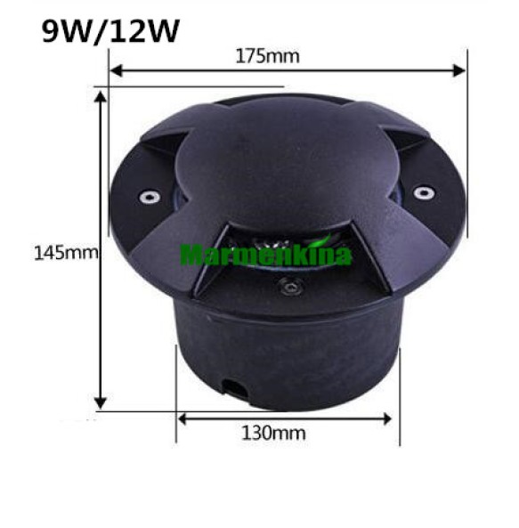 NEW 3W/5W/7W/9W/12W LED Outdoor Ground Garden Floor Underground Buried Lamp Spot Landscape Light  IP67 AC 85-265V