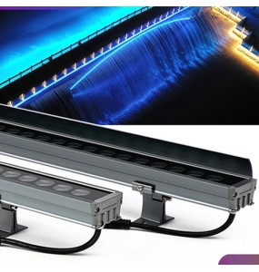 2024 NEW 18W 24W 36W Outdoor LED Waterproof Flood Light Architectural Engineering Contour Lighting RGB Wall Washer 24V