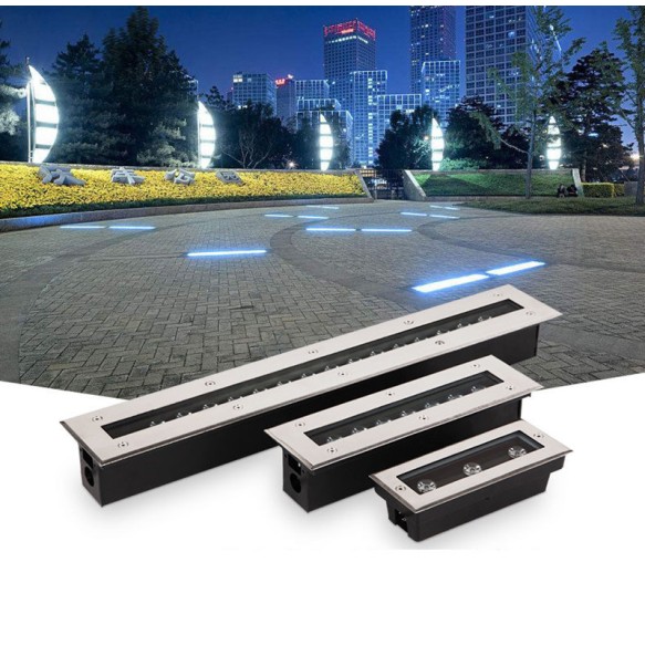 2024 New LED Underground Light For Outdoor Garden Floor Light LED  Stairs Buried lamp Recessed Yard Wall Washer AC85-265V 12V IP67