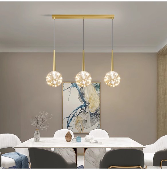 2024 New Nordic home decor dining room Pendant lamp lights indoor lighting Ceiling lamp hanging light chandelier lamps for living room