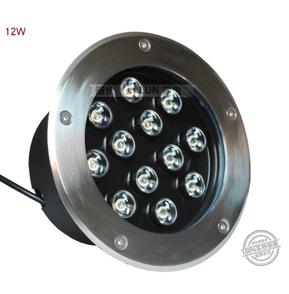 2024 NEW 1W/3W/5W/6W/7W/9W/12W/15W/18W LED Outdoor Ground Garden Floor Underground Buried Lamp Spot Landscape Light AC 85-265V IP67