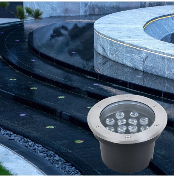 New LED Outdoor Ground Garden Floor Underground Buried Lamp Spot Landscape Lights AC85-265V IP67