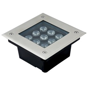 2024 Square LED Underground Light 3W/4W/5W/6W/9W/12W/16W/24W/36W LED Outdoor Ground Light Garden Path Buried Yard Lamp AC85-265V IP67