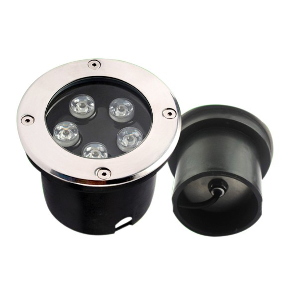 2024 New 3W/5W/6W/9W/12W/15W/18W LED underwater light underground lamp 12V/24V 304 stainless steel swimming pool light fountain IP68