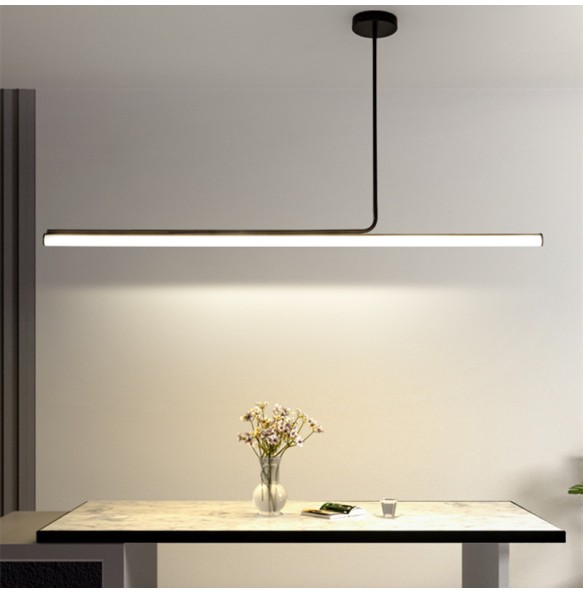 2024 New Modern Simplicity  Led Pendant Lights for Living Dining Room Kitchen  Black Chandelier Home Decoration Hanging Light Fixture