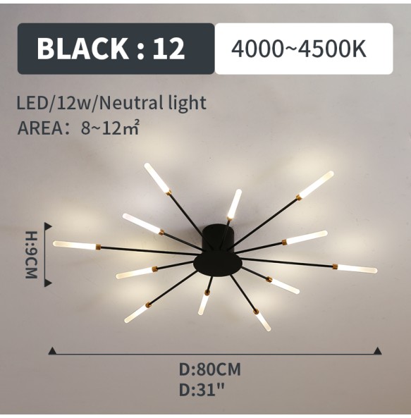 2024 New Nordic Designer Led Ceiling Chandelier for Living Room Bedroom Track Pendant Lamp Home Decor Indoor Lighting Lusters Luminaires