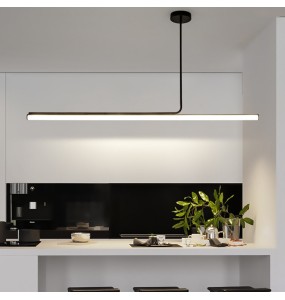 2024 New Modern Simplicity  Led Pendant Lights for Living Dining Room Kitchen  Black Chandelier Home Decoration Hanging Light Fixture