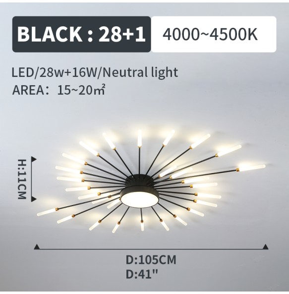 2024 New Nordic Designer Led Ceiling Chandelier for Living Room Bedroom Track Pendant Lamp Home Decor Indoor Lighting Lusters Luminaires