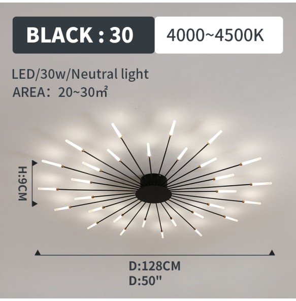 2024 New Nordic Designer Led Ceiling Chandelier for Living Room Bedroom Track Pendant Lamp Home Decor Indoor Lighting Lusters Luminaires