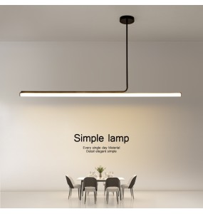 2024 New Modern Simplicity  Led Pendant Lights for Living Dining Room Kitchen  Black Chandelier Home Decoration Hanging Light Fixture