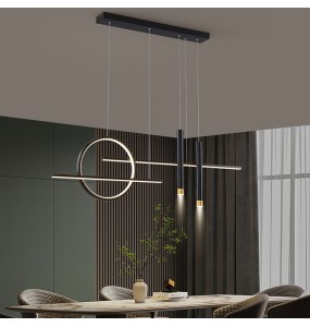 2024 New Nordic Minimalist Decor LED Pendant Lights Lights for Living Dining Room Kitchen Accesories Black Gold Home Decor Light Fixture