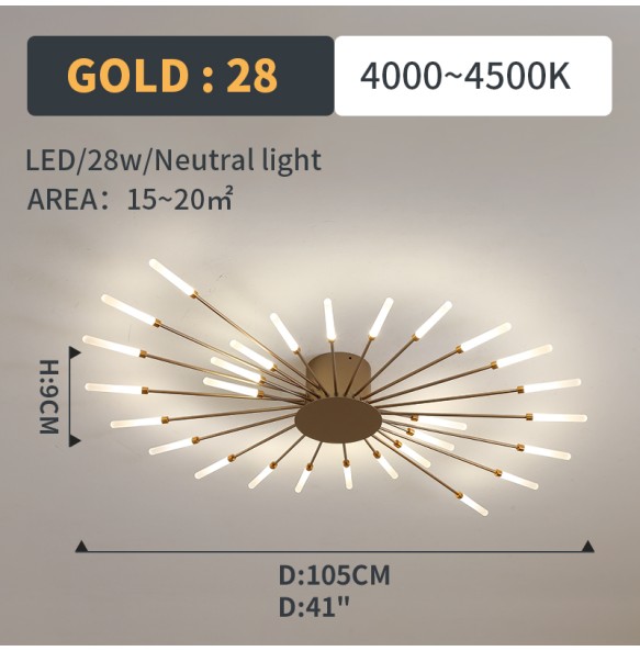 2024 New Nordic Designer Led Ceiling Chandelier for Living Room Bedroom Track Pendant Lamp Home Decor Indoor Lighting Lusters Luminaires