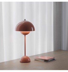 2024 New Modern Flowerpot Table Lamp Corded Ambient Lighting LED Mushroom Lamp Reading Lamp Art Deco Indoor Lighting Fixture