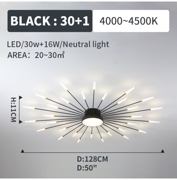 2024 New Nordic Designer Led Ceiling Chandelier for Living Room Bedroom Track Pendant Lamp Home Decor Indoor Lighting Lusters Luminaires