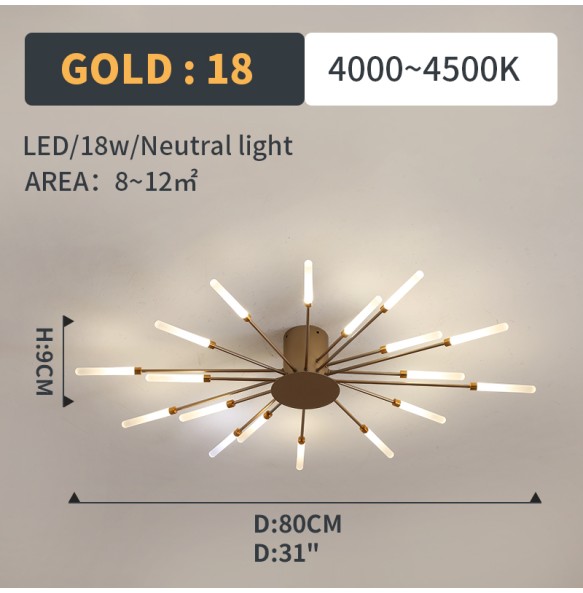 2024 New Nordic Designer Led Ceiling Chandelier for Living Room Bedroom Track Pendant Lamp Home Decor Indoor Lighting Lusters Luminaires