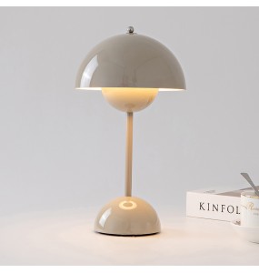 2024 New Table Lamp with Touch Control Infinitely Dimmable Mushroom Desk Lamp for Bedroom Living Room Study Cafe Restaurant