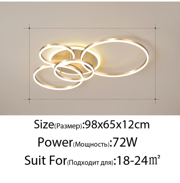 2024 New Modern LED Ceiling Chandelier Lighting Gold White Black for Living Study Room Indoor Pendant Lamp Parlor Foyer Lustres Luminaire