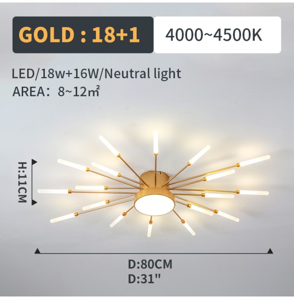 2024 New Nordic Designer Led Ceiling Chandelier for Living Room Bedroom Track Pendant Lamp Home Decor Indoor Lighting Lusters Luminaires