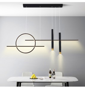 2024 New Nordic Minimalist Decor LED Pendant Lights Lights for Living Dining Room Kitchen Accesories Black Gold Home Decor Light Fixture