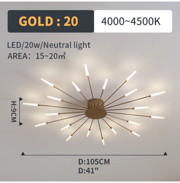 2024 New Nordic Designer Led Ceiling Chandelier for Living Room Bedroom Track Pendant Lamp Home Decor Indoor Lighting Lusters Luminaires