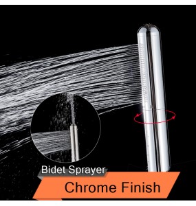 2024 New Chrome Brass Bidet Shower Head Portable Bidet Sprayer Portable Toilet Spray Anus Anal Cleaning Shower Health Hygienic Shower