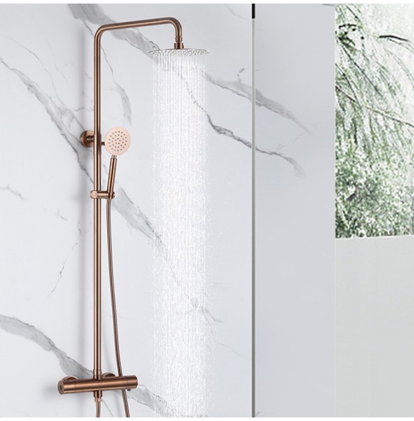 Wall Mount Shower Faucet Rainfall 8