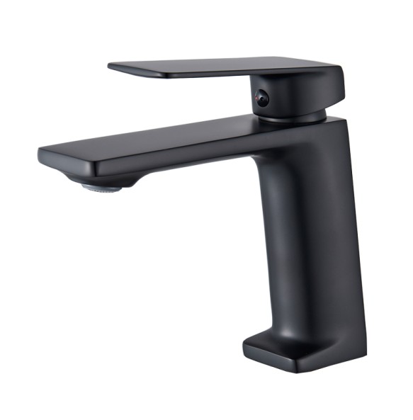 2024 New Luxury Black Deck Mounted Bathroom Basin Mixer Tap 6 Color Tap Basin Vessel Sink Faucet Hot Cold Water Faucet for Basin