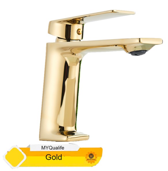 2024 New Luxury Black Deck Mounted Bathroom Basin Mixer Tap 6 Color Tap Basin Vessel Sink Faucet Hot Cold Water Faucet for Basin