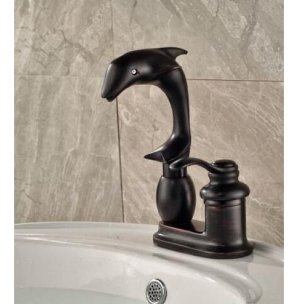 Golden Widespread 3pcs Swan Bathtub Faucet Deck Mount with Handheld Shower Bathroom Tub Mixer Taps