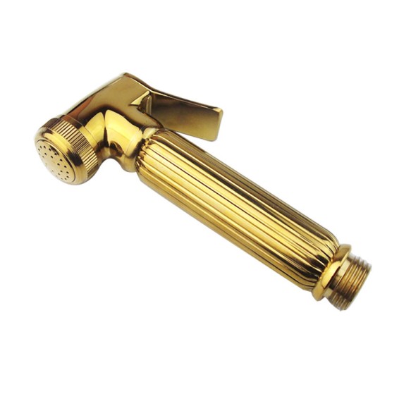 2024 New Chrome Golden Bidet Faucet Hand Held Sprayer Gun Bathroom Accessories Toilet Shower Head Bidet Sprayer Head