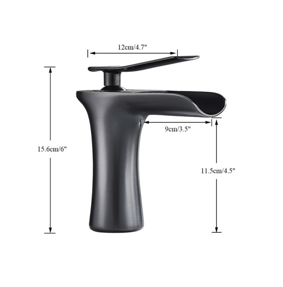 Luxurious Bathroom Basin Faucet Brass Deck Mounted White Mixer Taps Single Handle Hot Cold Water Mixer Tap